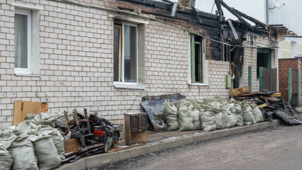 Professional Soot Cleanup technician working in Maple Lake, MN